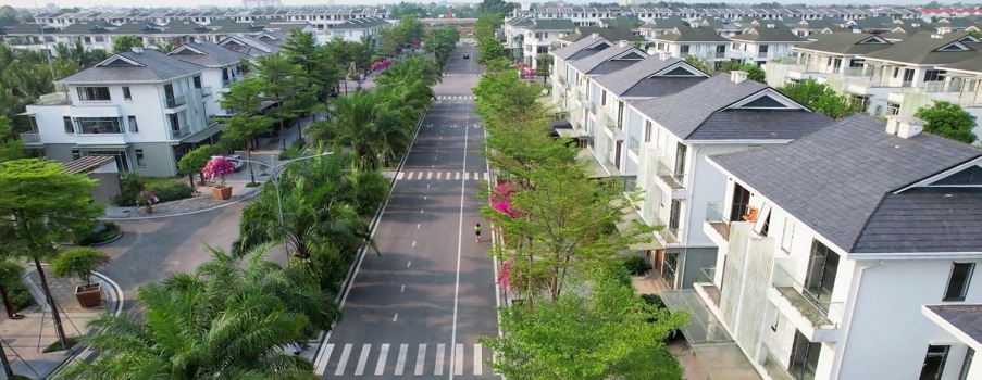 Trải nghiệm cung đường chạy bộ tại Khu đô thị Ecogarden